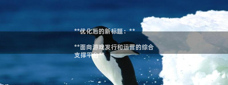 新城平台官网注册：**优化后的新标题：**

**面向游戏发行和运营的综合
支撑平台**