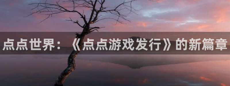 新城平台官网注册：点点世界：《点点游戏发行》的新篇章